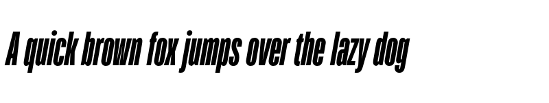 Preview of FONTSPRING DEMO - TT Bluescreens Cond ExtraBold Italic font
