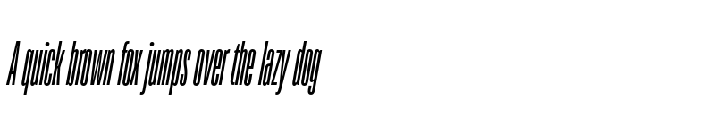 Preview of FONTSPRING DEMO - TT Bluescreens Cond Italic font