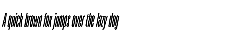 Preview of FONTSPRING DEMO - TT Bluescreens Cond Medium Italic font