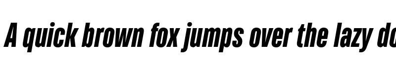 Preview of FONTSPRING DEMO - TT Bluescreens ExtraBold Italic font