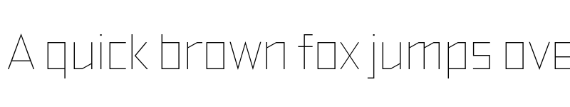 Preview of FONTSPRING DEMO - TT Bricks Hairline Bold font