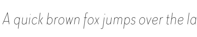 Preview of FONTSPRING DEMO - TT Chocolates Condensed Thin Italic font