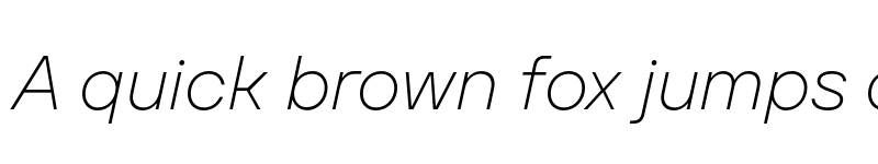 Preview of FONTSPRING DEMO - TT Firs Text ExtraLight Italic font