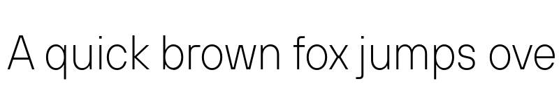 Preview of FONTSPRING DEMO - TT Hoves Pro Compact ExtraLight Regular font