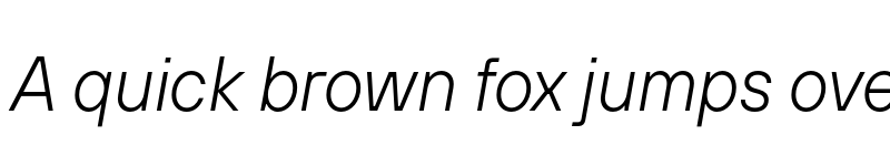 Preview of FONTSPRING DEMO - TT Hoves Pro Compact Light Italic font