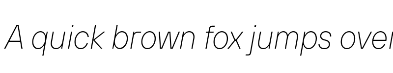 Preview of FONTSPRING DEMO - TT Hoves Pro Compact Thin Italic font