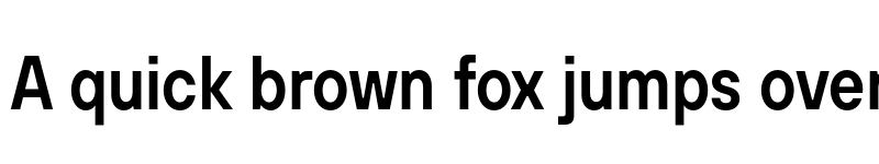 Preview of FONTSPRING DEMO - TT Hoves Pro Cond DemiBold Regular font