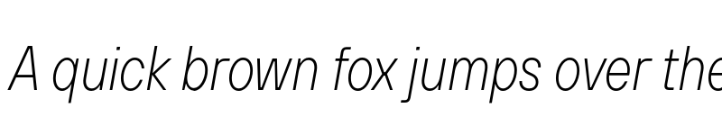 Preview of FONTSPRING DEMO - TT Hoves Pro Cond ExtraLight Italic font