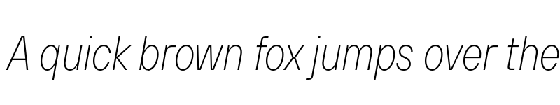 Preview of FONTSPRING DEMO - TT Hoves Pro Cond Thin Italic font