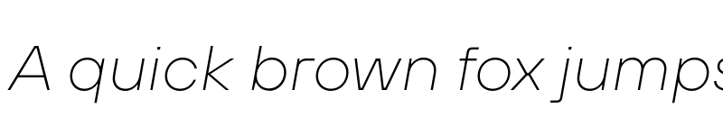 Preview of FONTSPRING DEMO - TT Hoves Pro Exp Thin Italic font