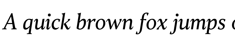 Preview of FONTSPRING DEMO - TT Jenevers Italic font