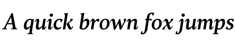 Preview of FONTSPRING DEMO - TT Jenevers Light Bold Italic font