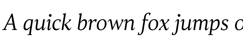 Preview of FONTSPRING DEMO - TT Jenevers Light Italic font