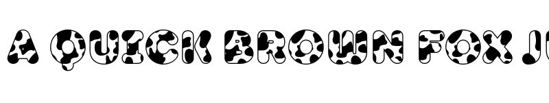 Preview of FONTSPRING DEMO - TT Milks Casual Outline Cow Regular font