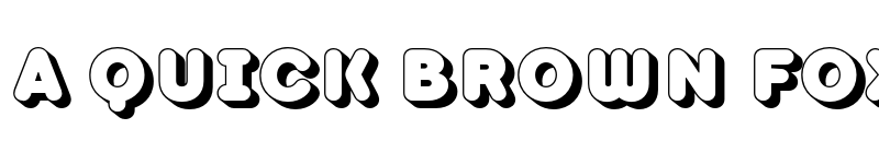 Preview of FONTSPRING DEMO - TT Milks Casual Outline Shadow Regular font