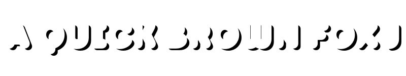 Preview of FONTSPRING DEMO - TT Milks Casual Pie Shadow Regular font