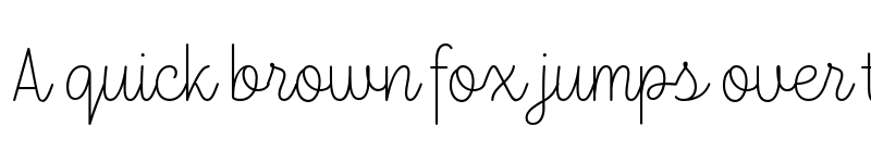 Preview of FONTSPRING DEMO - TT Milks Script ExtraLight Regular font