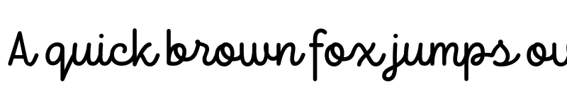 Preview of FONTSPRING DEMO - TT Milks Script Regular font