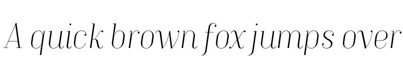 Preview of FONTSPRING DEMO - TT Moons Thin Italic font