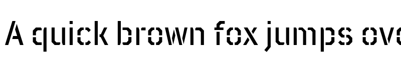 Preview of FONTSPRING DEMO - TT Mussels Stencil Light Bold font