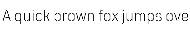 Preview of FONTSPRING DEMO - TT Mussels Stencil Light Regular font