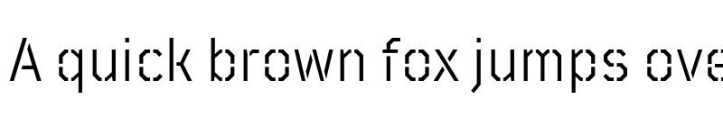 Preview of FONTSPRING DEMO - TT Mussels Stencil Regular font