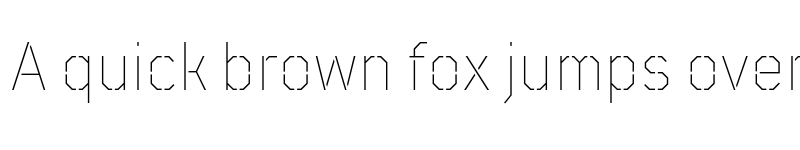 Preview of FONTSPRING DEMO - TT Mussels Stencil Thin Regular font
