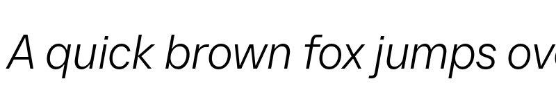 Preview of FONTSPRING DEMO - TT Neoris Light Italic font