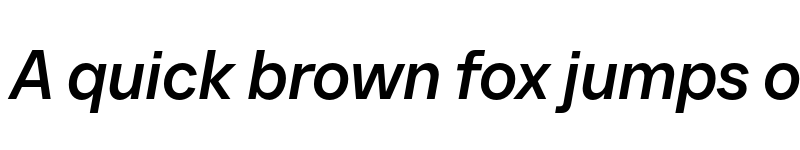 Preview of FONTSPRING DEMO - TT Neoris Medium Italic font