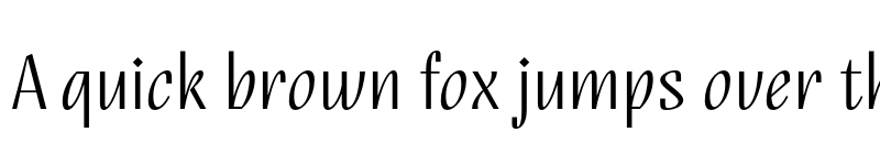 Preview of FONTSPRING DEMO - TT Nooks Script Light Regular font