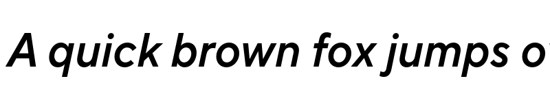 Preview of FONTSPRING DEMO - TT Norms Pro Compact DemiBold Italic font