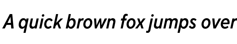 Preview of FONTSPRING DEMO - TT Norms Pro Cond DemiBold Italic font