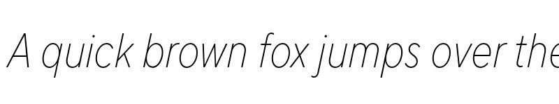 Preview of FONTSPRING DEMO - TT Norms Pro Cond ExtraLight Italic font
