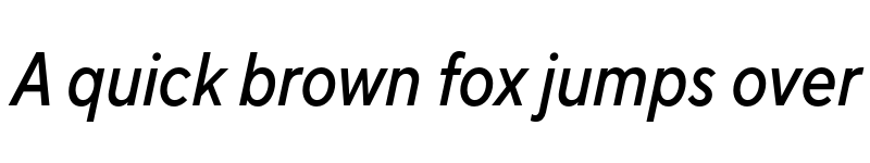 Preview of FONTSPRING DEMO - TT Norms Pro Cond Medium Italic font