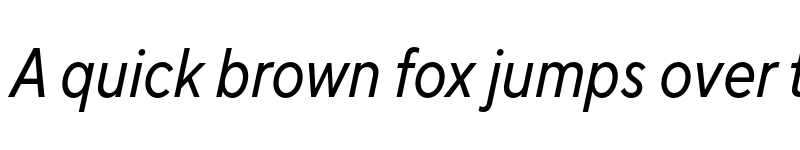 Preview of FONTSPRING DEMO - TT Norms Pro Cond Normal Italic font