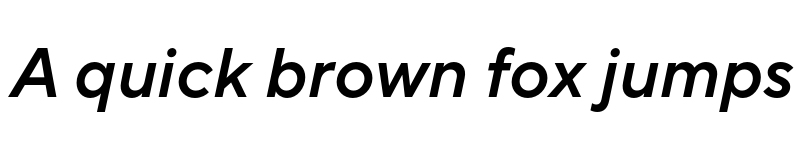 Preview of FONTSPRING DEMO - TT Norms Pro DemiBold Italic font