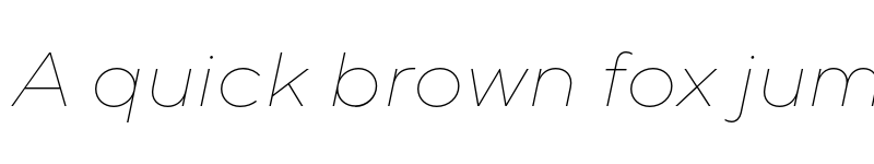 Preview of FONTSPRING DEMO - TT Norms Pro Exp Thin Italic font