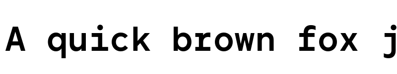 Preview of FONTSPRING DEMO - TT Norms Pro Mono DemiBold Regular font