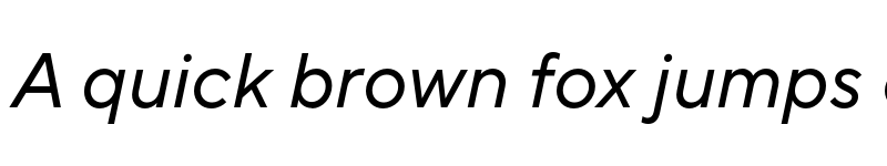 Preview of FONTSPRING DEMO - TT Norms Pro Normal Italic font