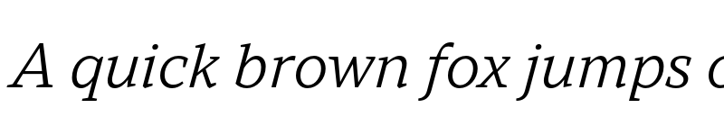 Preview of FONTSPRING DEMO - TT Norms Pro Serif Italic font