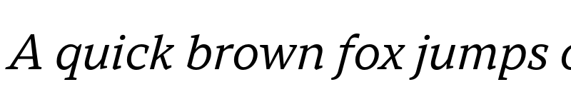 Preview of FONTSPRING DEMO - TT Norms Pro Serif Normal Italic font