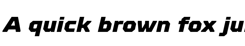 Preview of FONTSPRING DEMO - TT Octosquares Black Italic font