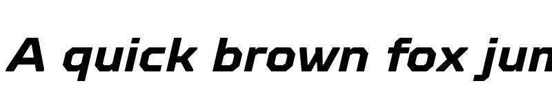 Preview of FONTSPRING DEMO - TT Octosquares Bold Italic font