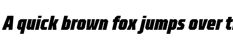 Preview of FONTSPRING DEMO - TT Octosquares Comp Black Italic font