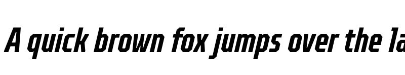 Preview of FONTSPRING DEMO - TT Octosquares Comp DemiBold Italic font