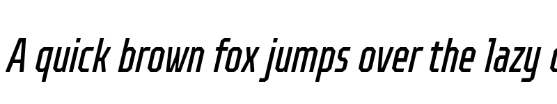 Preview of FONTSPRING DEMO - TT Octosquares Comp Italic font