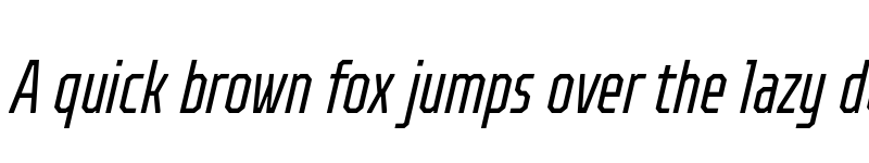 Preview of FONTSPRING DEMO - TT Octosquares Comp Light Italic font