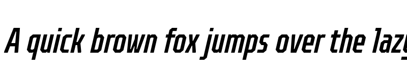 Preview of FONTSPRING DEMO - TT Octosquares Comp Medium Italic font