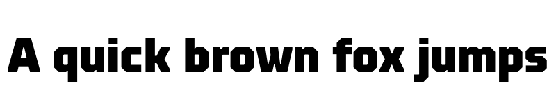 Preview of FONTSPRING DEMO - TT Octosquares Cond Black Regular font