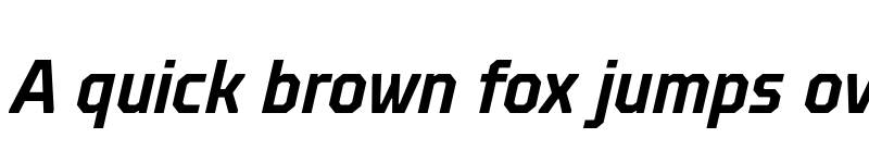 Preview of FONTSPRING DEMO - TT Octosquares Cond DemiBold Italic font